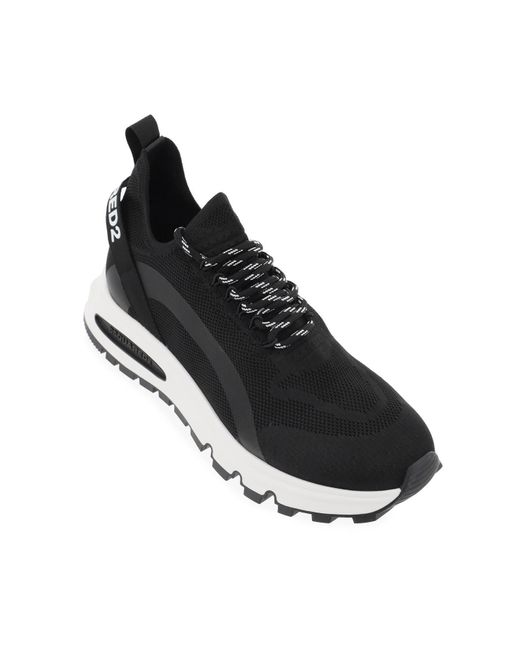 Sneakers Run Ds2 di DSquared² in Black da Uomo