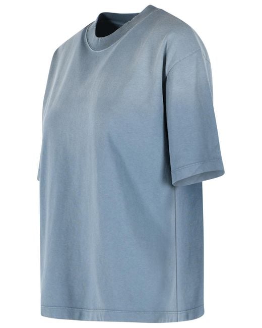 Golden Goose Deluxe Brand Blue Cotton T-Shirt