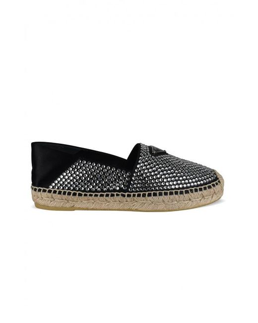 Prada Black Espadrilles