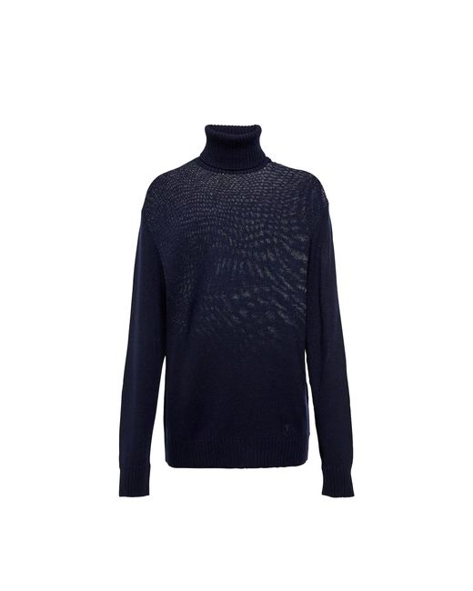 Jil Sander Blue Berger Wool Sweater for men