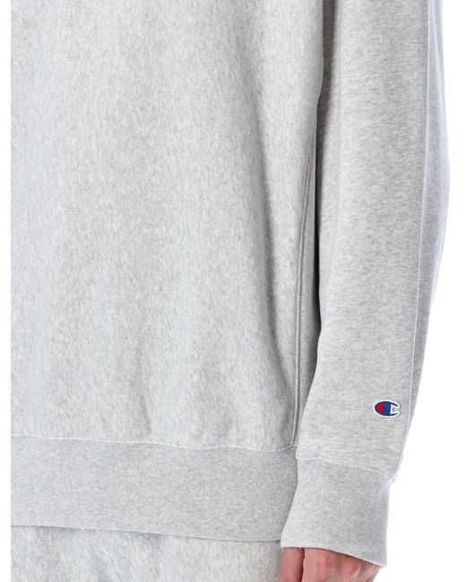 Champion Gray Relaxed-Fit Reverse Weave Sweatshirt for men