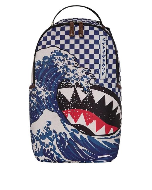 Sprayground Blue Spritzgrundbeutel.