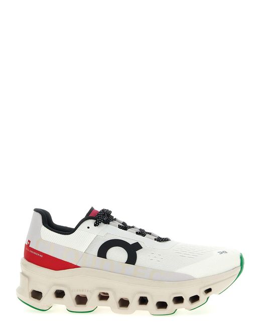 On Shoes White Cloudmster Sneakers Multicolor for men