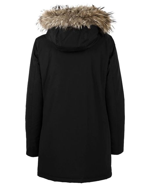 Woolrich Arctic Parka Met Verwijderbare Vacht in het Black
