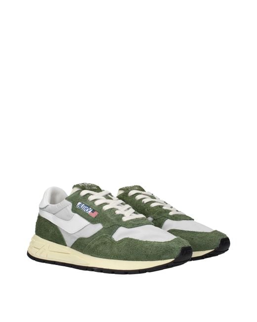 Autry Green Sneakers Suede for men