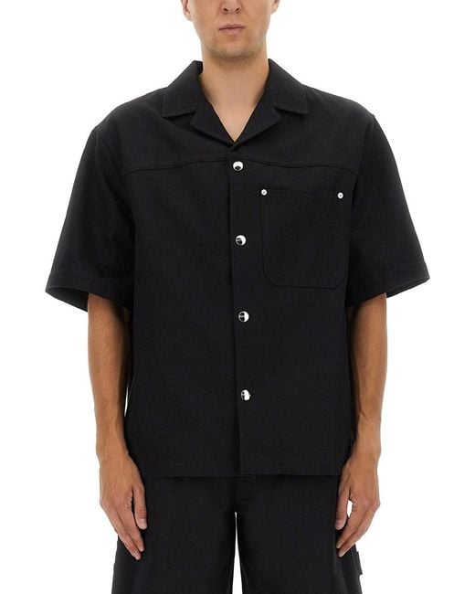 Gucci Black Gg Jacquard Shirt for men