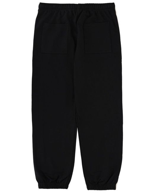 Versace Jeans Couture Black Pantalone Jogging Con Logo for men