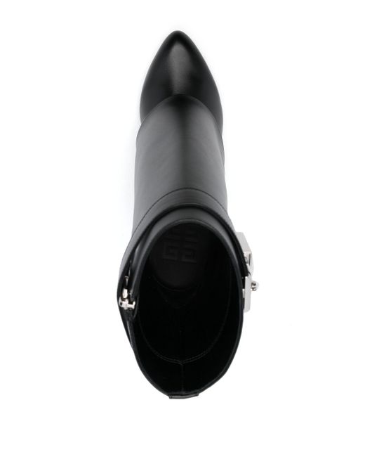 Givenchy Black Stivaletti Shark Lock for men