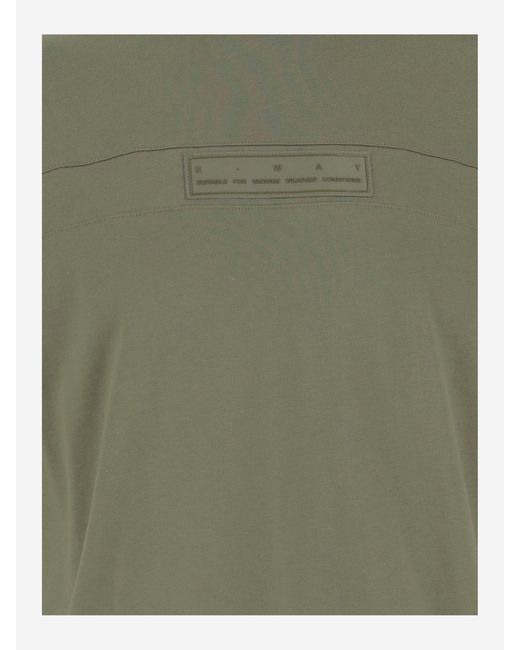 K camiseta de algodón con logotipo K-Way de hombre de color Green