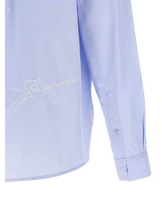 Jacquemus 'la Chemise Simon' Shirt in het Blue voor heren