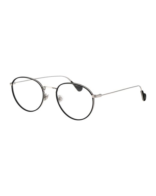 Moncler Brown Grigio Lucido Metal Glasses