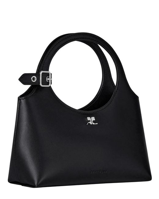 Courreges Black "Holy Day" Mini Bag
