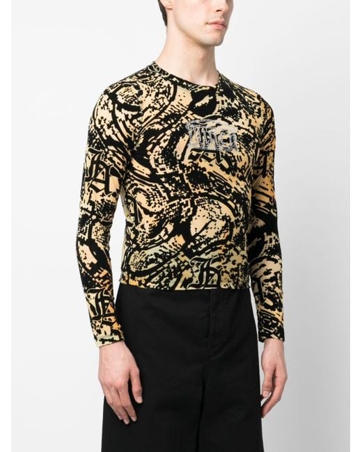 Aries Black X Juicy Couture Psysnake Top for men