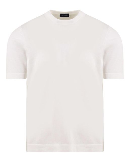 Drumohr White T Shirts And Polos for men
