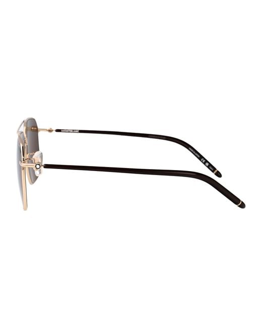 Montblanc Brown Sunglasses