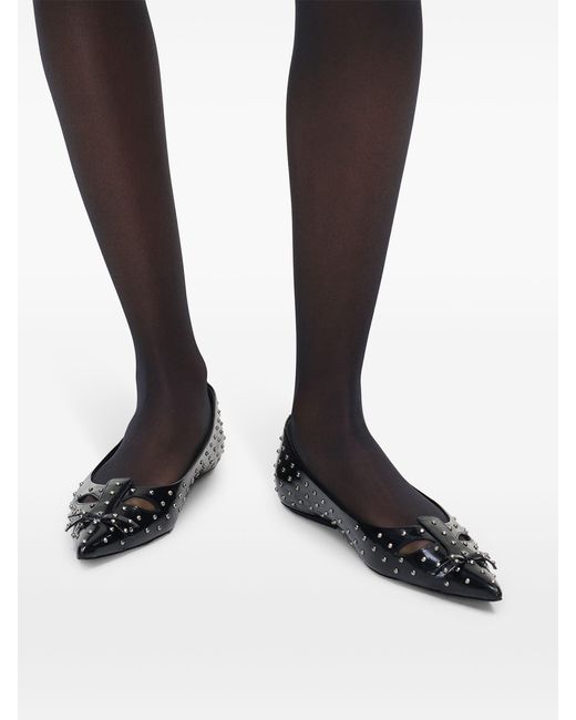 Marc Jacobs Black The Kat Ballerina