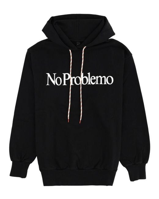No Problemo Black Sweatshirt With Logo
