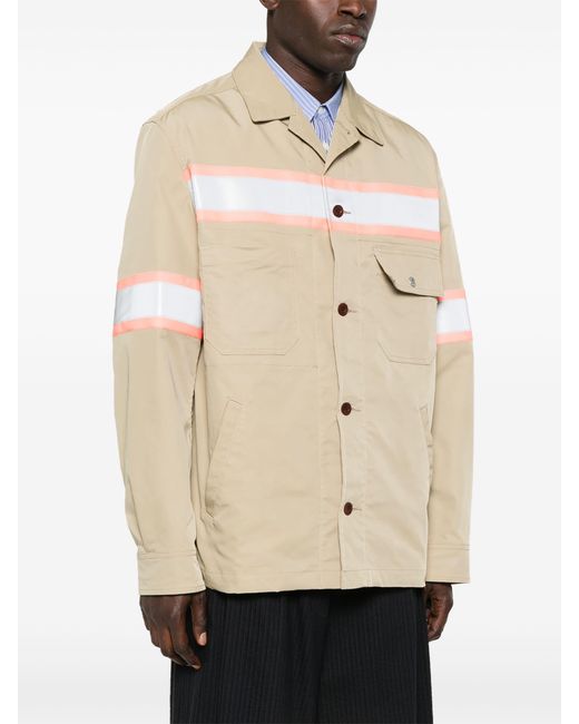 Junya Watanabe Jack Met Reflecterend Detail in het Natural voor heren