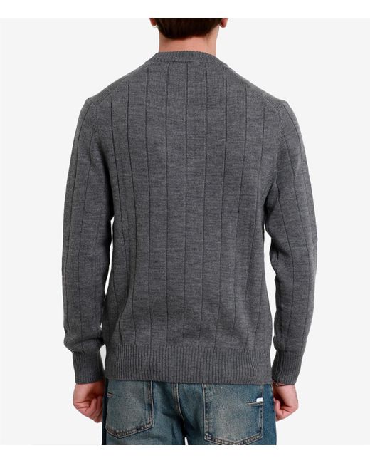 Paolo Pecora Gray Sweaters for men