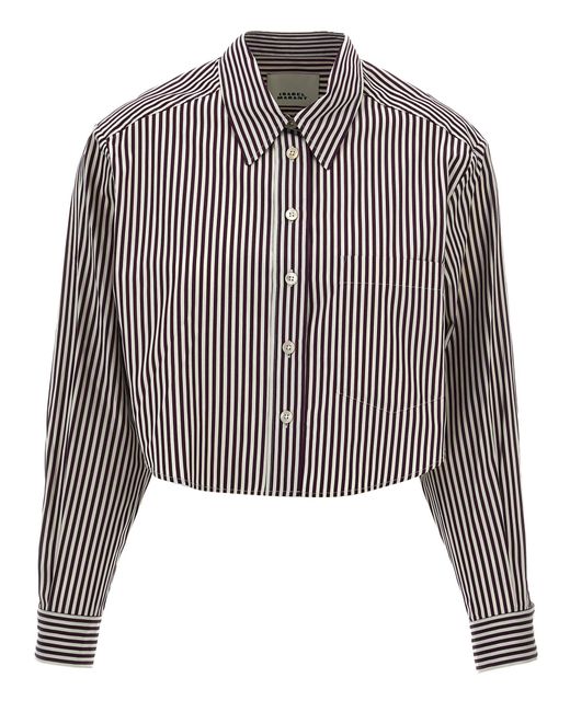 'Fleora' Camisa recortada Isabel Marant de color Red