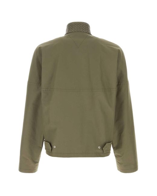 Bottega Veneta Sage Green Cotton Jacket for men