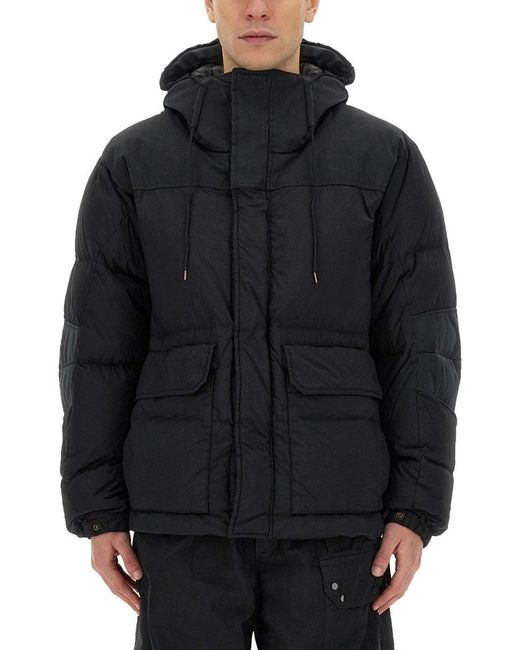 C P Company Black "Vail Combo" Jacket for men