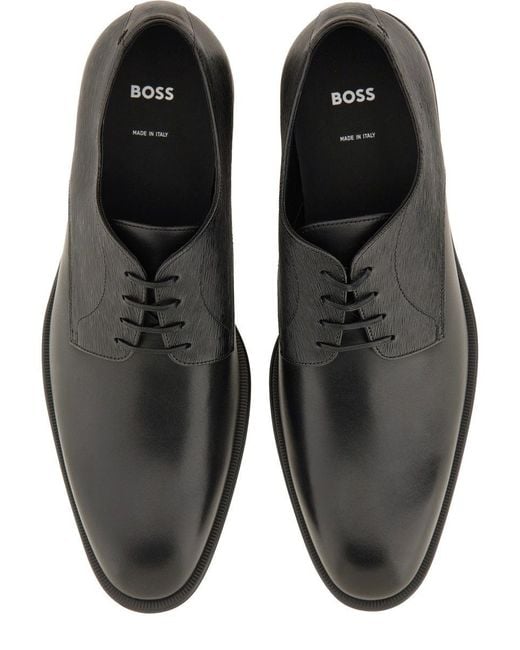 Boss Black Leather "Derby" Loafer