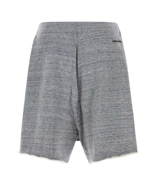 DSquared² Gray Solid Short for men