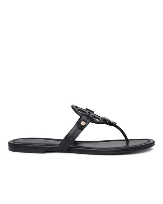 Tory Burch Black Lear Miller Sandals for men