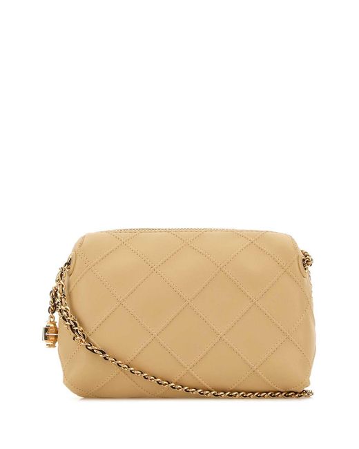 Tory Burch Natural Shoulder Bags
