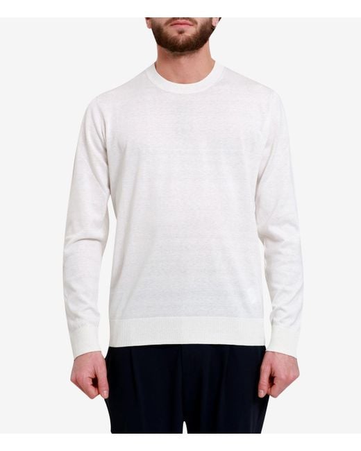 Paolo Pecora White Sweaters for men