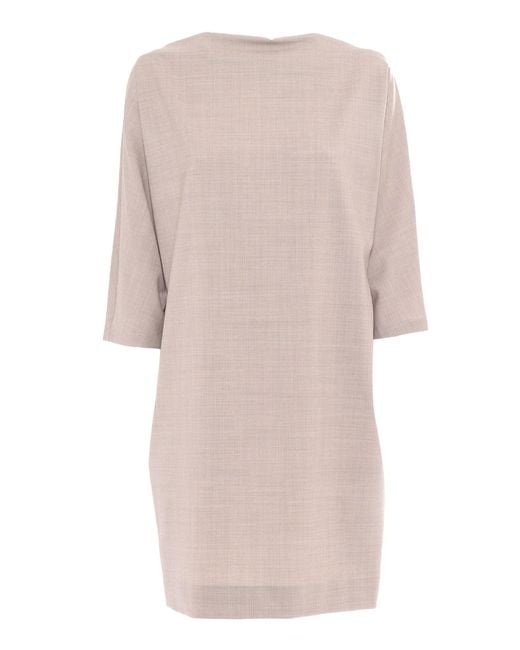 P.A.R.O.S.H. Natural P.A.R.O..H. Midi Dress