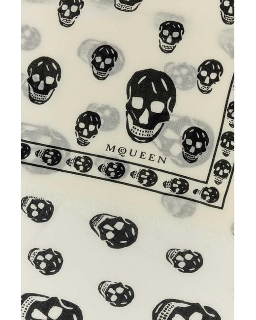McQueen White Ca Skull 104X120