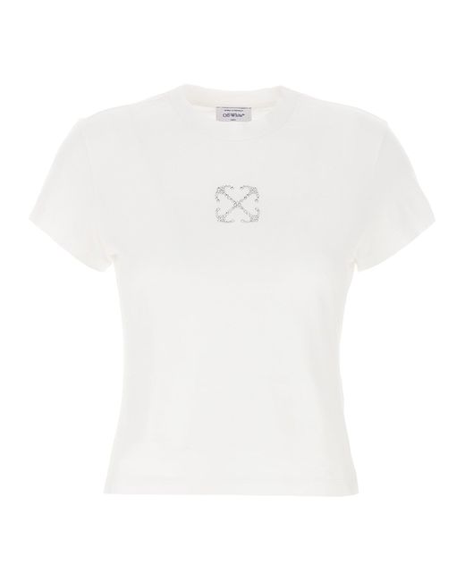 'Arrow Jewel' T CHASH Off-White c/o Virgil Abloh de color White