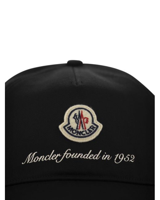 Moncler Baseballkappe Gabardine in Black für Herren