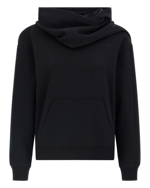 Sweat à capuche et foulard des cours Courreges en coloris Blue