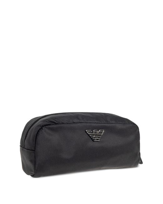 Emporio Armani Exclusive Black Nylon Beauty Case for men