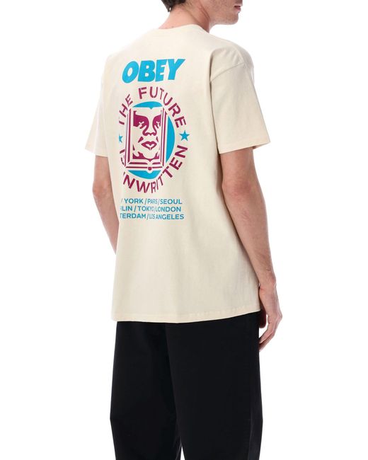 Obey White T Shirts And Polos for men