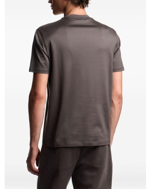 Emporio Armani T-Shirt Mit Adler-Logo in Gray für Herren