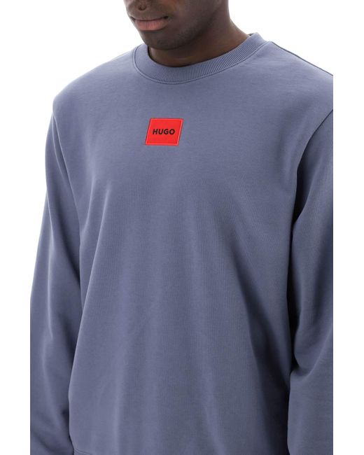 HUGO Regulär fit leichte Sweatshirt in Blue für Herren
