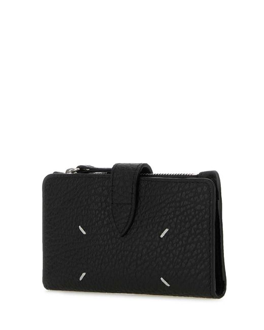 Maison Margiela Black Leather Wallet