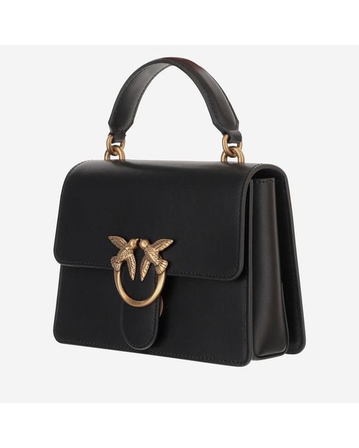 Pinko Black Love One Mini Light Bag