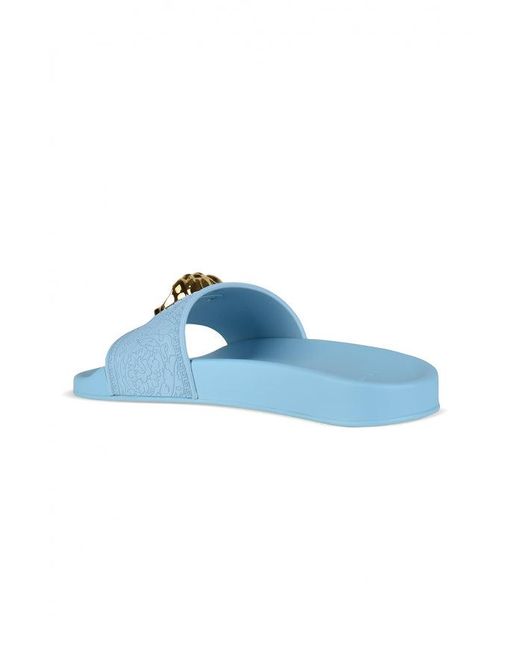 Versace Blue Medusa Slides