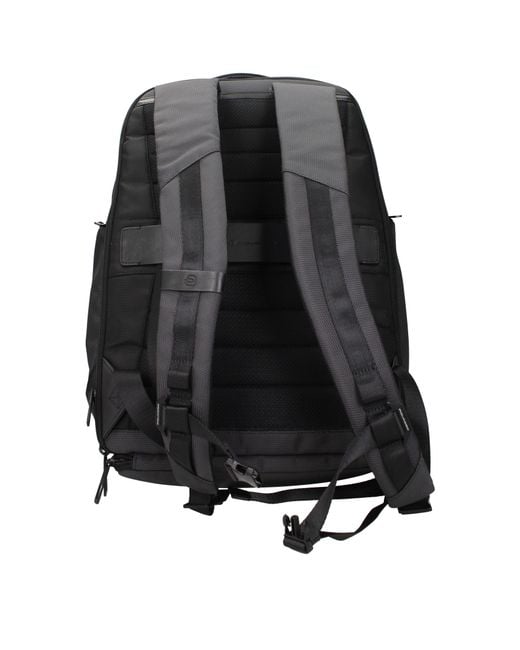 Piquadro Black Backpacks And Messenger Bags City Mover 15.6 Fabric
