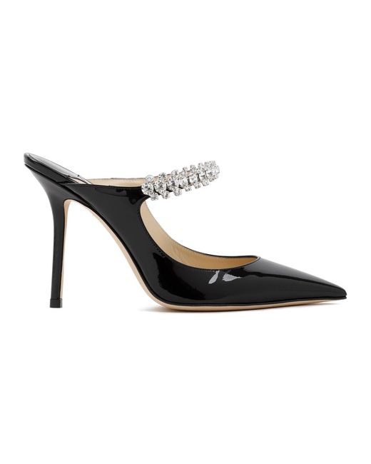 Jimmy Choo Black Bing 100 Patent Pump