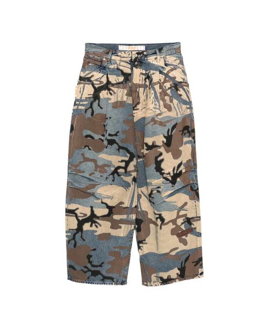 PDF Multicolor Camouflage Print Jeans for men