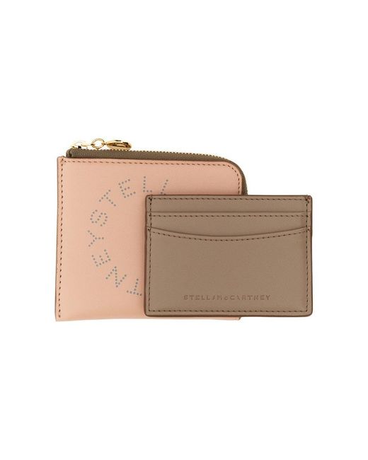 Stella McCartney Natural Zipped Wallet