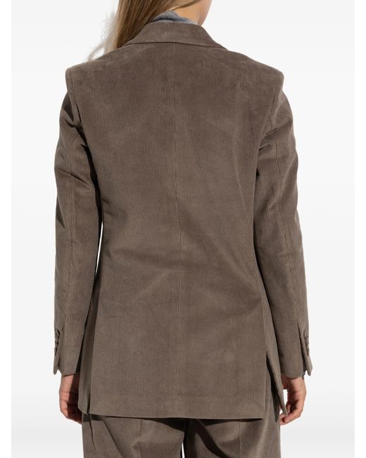 Officine Generale Brown Daya Jkt 8W Co Corduroy Clothing