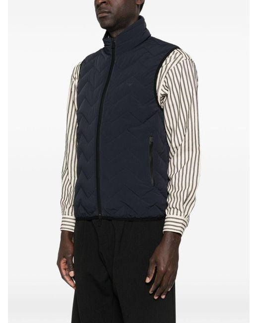 Emporio Armani Blue Down Vest
