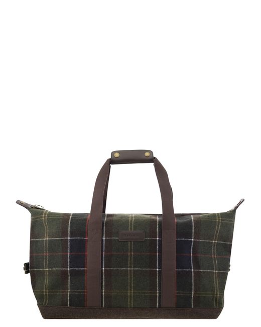 Barbour Cree Tartan Duffle Bag in Black für Herren